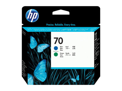HP : HP 70 BLUE et GREEN PRINTHEAD pour DesignJet Z2100 Z3100