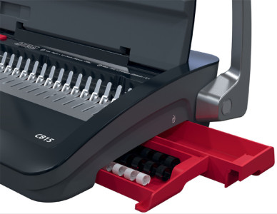 GBC Perforelieuse CombBind CB15, noir/rouge/argent