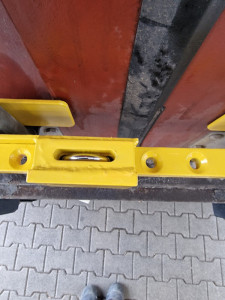 IWH Cadenas pour container, 220-410 mm, jaune