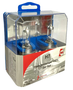IWH Coffret d'ampoules de rechange H7 pour voiture, 2 pièces