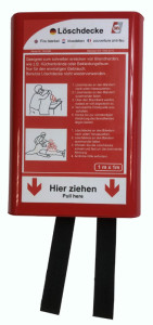 IWH Couverture anti-feu, DIN EN 1869, tissu de verre