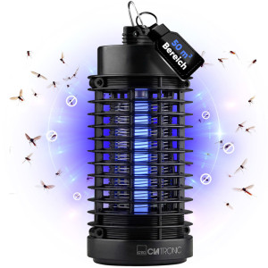 CLATRONIC Lampe anti-insectes ISL 3823, noir