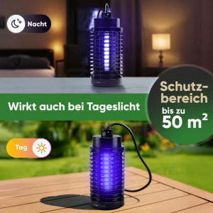 CLATRONIC Lampe anti-insectes ISL 3823, noir