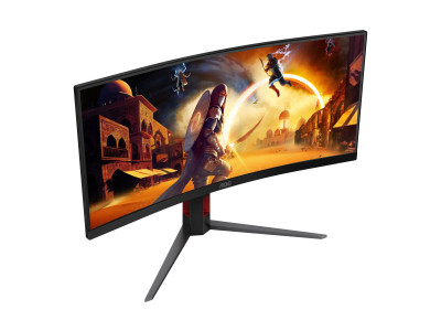 AOC : 34 W VA 1500R WQHD 180HZ 0.5MS 2H1DP HDR10 HEIGHT ADJUSTABLE ST