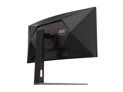 AOC : 34 W VA 1500R WQHD 180HZ 0.5MS 2H1DP HDR10 HEIGHT ADJUSTABLE ST