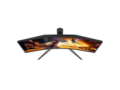 AOC : 34 W VA 1500R WQHD 240HZ 0.3MS 2H(2.1)1DP HDR400 HEIGHT ADJUSTA