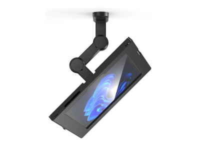 compulocks : SURFACE GO 1-4 GEN APEX ENCLOSURE SWING WALL MOUNT BLK