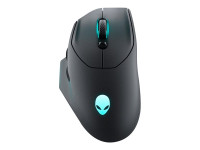 Dell : ALIENWARE WIRELESS GAMING MOUSE - AW620M (DARK SIDE OF THE MOON)
