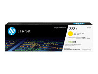 HP : HP 222X HIGH YIELD YELLOW ORIGINAL LaserJet TONER CARTRIDG