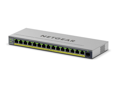 Netgear : 16PT GB PLUS SWCH W/ POE+ (GS116EPP)