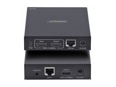 Startech : EXTENDER KVM HDMI SUR RESEAU I P 4K 60HZ SANS PILOTE AVOIP