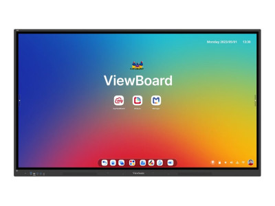 Viewsonic : 75IN LCD 16:9 3840X2160 8MS IFP7534 5000:1 HDMI/DP/VGA