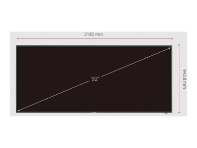 Viewsonic : 92IN ULTRA-WIDE DISPLAY avec 21:9 5120 X 2160 500CD/M2