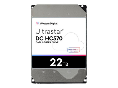 Western Digital : ULTRASTAR DC HC570 22TB 3.5 SAS 512Mo 7200RPM 512E TCG P3 DC