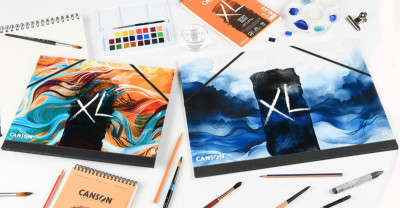 CANSON Carton à dessin XL, 260 x 330 mm, motifs assortis