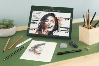 FABER-CASTELL Kit d'artiste Discovery, 17 pièces