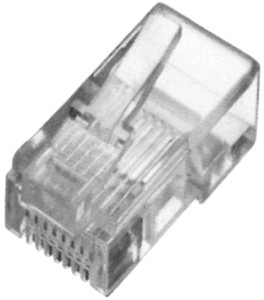 DIGITUS Connecteur RJ45 mâle pour câble rond, cat. 5e