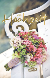 Carte de mariage SUSY CARD « Bouquet/Alliances »