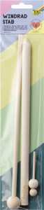 folia Tige pour moulin à vent, 2 parties, longueur: 600 mm