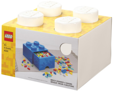 LEGO Brique tiroir STORAGE BRICK DRAWER 4, 1 tiroir, rouge