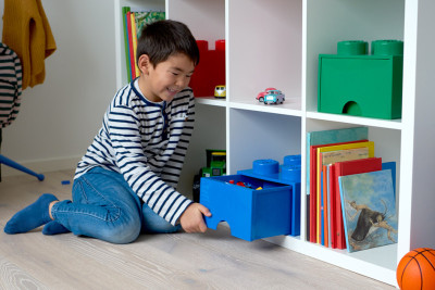 LEGO Brique tiroir STORAGE BRICK DRAWER 4, 1 tiroir, bleu