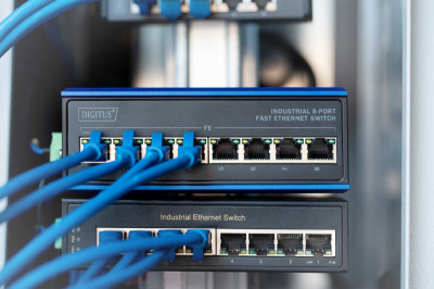 DIGITUS Industrial Fast Ethernet Switch, 8-Port, Unmanaged