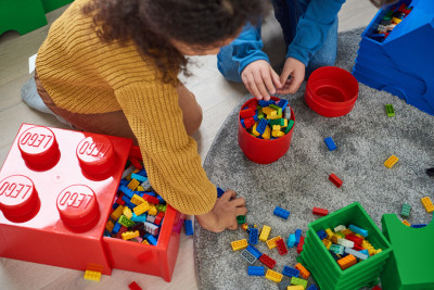 LEGO Brique tiroir STORAGE BRICK DRAWER 4, 1 tiroir, noir