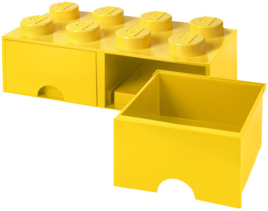 LEGO Brique tiroir STORAGE BRICK DRAWER 8, 2 tiroirs, blanc