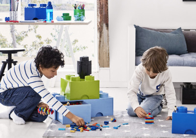 LEGO Brique tiroir STORAGE BRICK DRAWER 8, 2 tiroirs, blanc