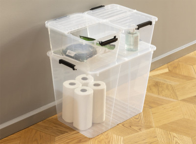Plast team Boîte de rangement HOME BOX FLEX, 30 litres