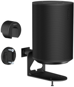 LogiLink Lautsprecher-Wandhalterung für SONOS ERA, schwarz