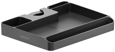 LogiLink Organizer zur Mastbefestigung, schwarz