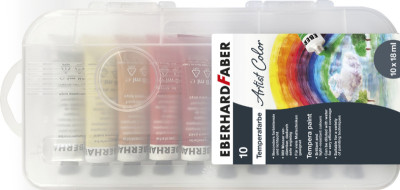 EBERHARD FABER Gouache Artist Color, étui de 10