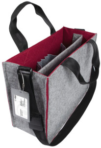 sigel Business-Filztasche Desk Sharing Bag Bicolor M, blau