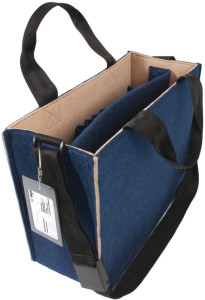 sigel Business-Filztasche Desk Sharing Bag Bicolor M, grau