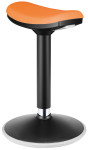 Tabouret assis-debout réglable en hauteur LogiLink, noir/orange Tabouret assis-debout réglable en hauteur LogiLink, noir/orange