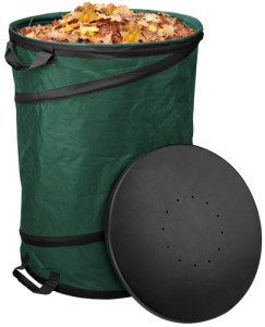 Bradas Sac à végétaux POP UP HARD, 175 litres, vert foncé