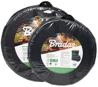 Bradas Sac à végétaux POP UP HARD, 175 litres, vert foncé