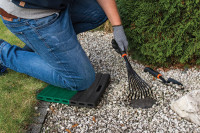 Bradas Planche pour genou, (L)400x(T)300x(H)40mm, noir/vert