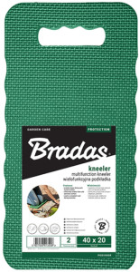Bradas Planche pour genou, (L)400 x (T)200 x (H)20 mm, vert