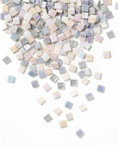 folia Carreau de verre pour mosaïque PASTEL, 10 x 10 mm