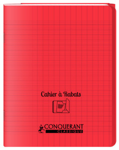 CONQUERANT CLASSIQUE Cahier à rabat 170 x 220 mm, jaune