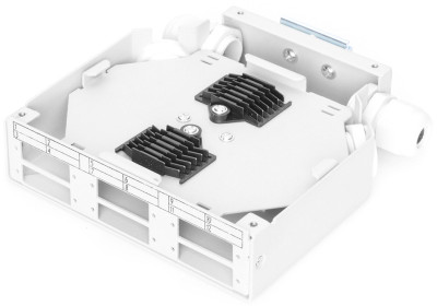 DIGITUS Adaptateur pour rail DIN pour 6x SC/DX, gris