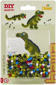 Hama Perles à repasser midi, assorti en 4 motifs, présentoir