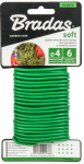 Fil de fer Bradas SOFT gainé PVC, 5 mm x 4 m, vert Fil de fer Bradas SOFT gainé PVC, 5 mm x 4 m, vert