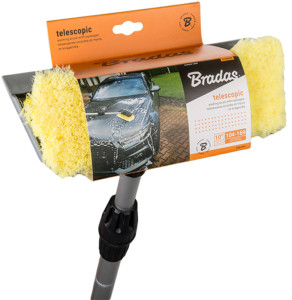 Bradas Brosse télescopique pour véhicule, (L)1.040-1.690 mm