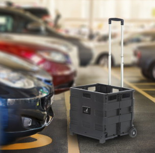 kangaro Chariot de transport pliant avec boîte pliante