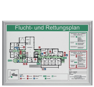 Fin de série : cadre pour affiche DURABLE, DIN A2, profil 25 mm