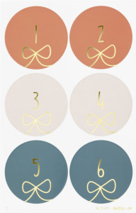 folia Stickers pour calendrier de l'Avent 
