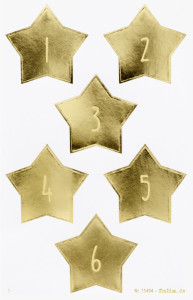 folia Stickers pour calendrier de l'Avent 